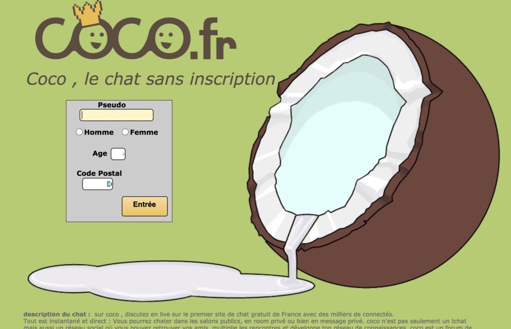 Notre avis sur Coco.fr, l’ancien Cocoland, l’un des plus gros tchat de France