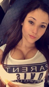 selfie sexy cleavage 16