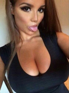 selfie sexy cleavage 5