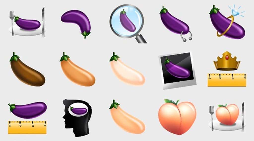 eggplant grindr emoji