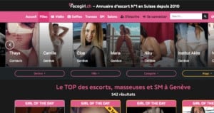 En Suisse les sites d'annonces d'escort girls sont légaux