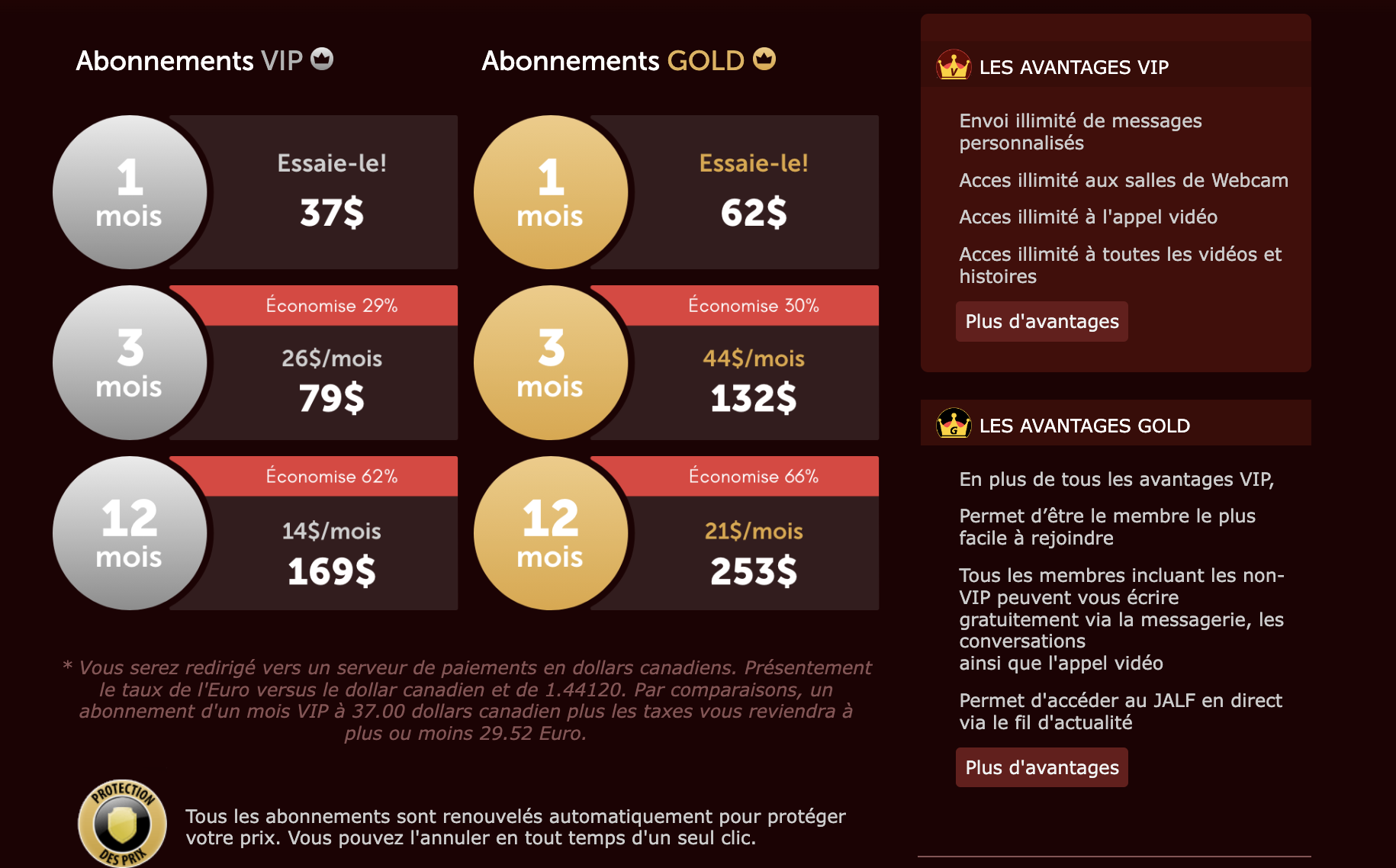 abonnements JALF - Comment Séduire