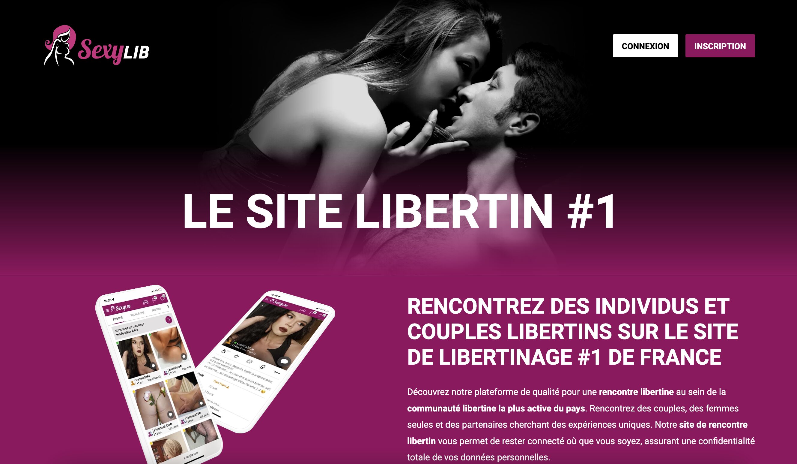 Sexylib – Avis d’un libertin sur le site échangiste
