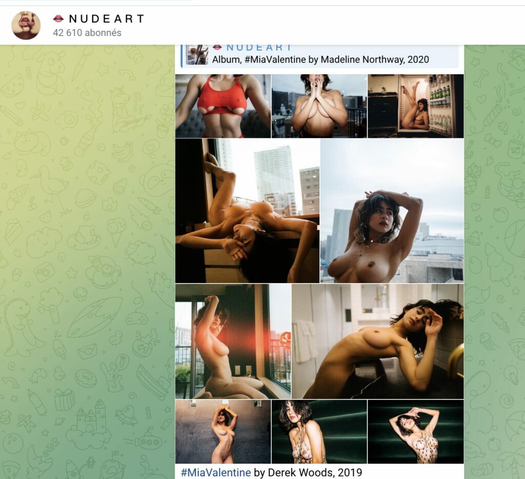 nudeart telegram