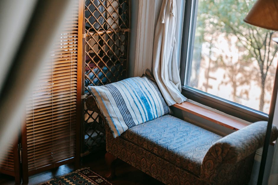 Chambre Confortable Avec Canapé Près De La Fenêtre