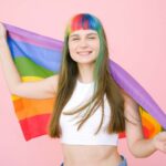 Photos gratuites de aide, arc-en-ciel, arri&egrave;re-plan rose